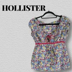 HOLLISTER 花柄ノースリーブシャツ