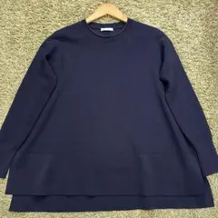 24SS theory luxe サマーニット　ネイビー