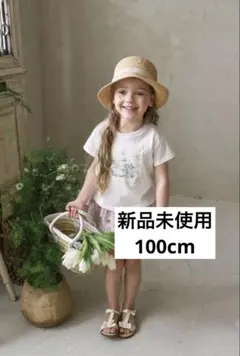 FLO 新品未使用 韓国子供服 Tシャツ 100cm 即購入OKのサムネイル