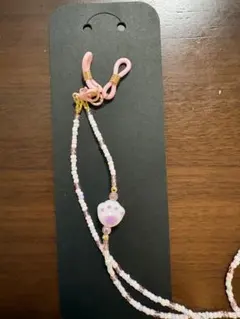 ハンドメイド ビーズメガネチェーン
