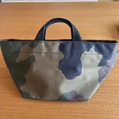 エルベシャプリエ トートバッグ カモフラージュ カモフラ柄 迷彩725 