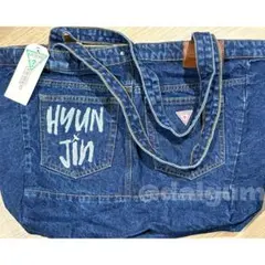 Stray Kids GUESS JEANS 原宿限定ヒョンジン デニム トート - メルカリ