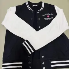 ALGY スタジャン ブラック×ホワイト