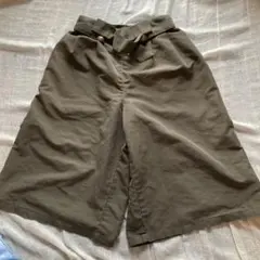 子供服 3can4onガウチョパンツ カーキ キッズ