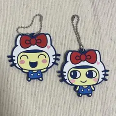 キティちゃん まめっち コラボ キーホルダー