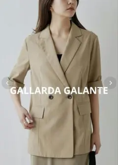 最終値下げ★GALLARDA GALANTE　ハーフスリーブジャケット　ベージュのサムネイル