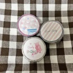 全て新品★ 国内作家　マスキングテープ 3本セット カモ井製