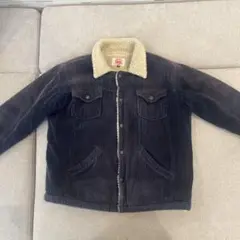 コーデュロイジャケット ボア　アウター　ネイビー