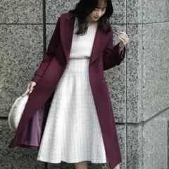 フェミニンツイードフレアスカートPROPORTION BODY DRESSING
