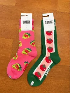 Happy Socks ソックス 2足セット イチゴ トマトのサムネイル