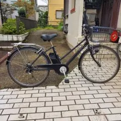 中古電動自転車パナソニック ビビDXシティ 27インチ ブラック横浜