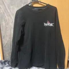 PHARINK ブラック 長袖 ファットランクバラロゴ ロンT