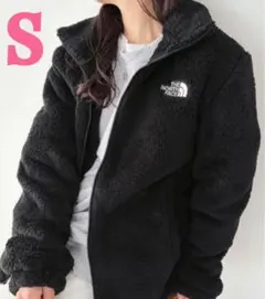 ノースフェイスS フリース ボアジャケット ブラック 1