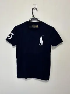 POLOラルフローレン ビッグポニー Tシャツ 黒 メンズS 刺繍口ゴ 半袖 
