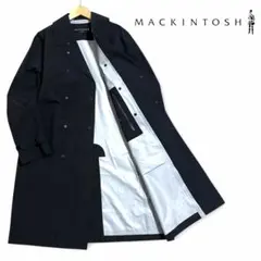 極美品　Mackintosh マッキントッシュ 撥水加工　ダブルチェスターコートのサムネイル