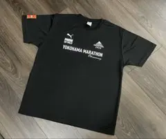 【新品未使用】PUMA 横浜マラソン 2025 Tシャツ ブラック L