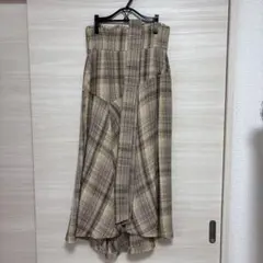 Stola. チェックロングスカート