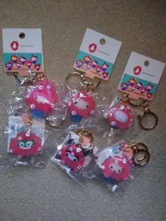 サンリオ　ミャクミャク　なりきりクリアキーホルダー 6種セット