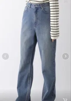 LEPSIM セミフレアデニムパンツ L