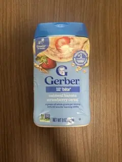 Gerber Lil'Bitsシリアル　オートミール　バナナストロベリー味