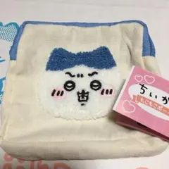 ちいかわ　もこもこポーチ　ハチワレ
