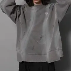 Anui PAGEBOY スウェット　グレー　古着のサムネイル