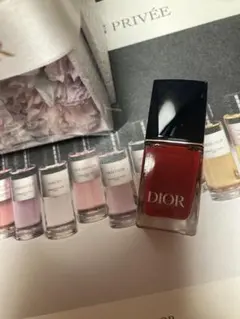 【新品未開封】非売品Dior ネイルカラー＆リップスティック セット DIOR】 ネイル グロウ - メイクアップ