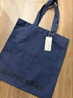 marimekko トートバッグ　ネイビーのサムネイル
