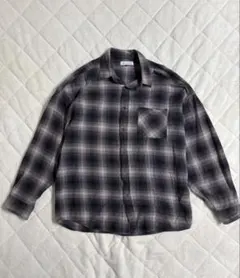 FREAK'S STORE チェック柄長袖シャツ L