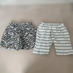 半ズボン　ハーフパンツ　2枚セット　100サイズ