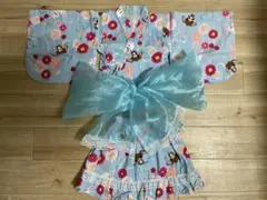 お値下げSANRIO 花と動物柄の浴衣100cm