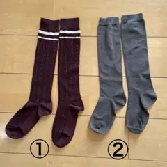 ユニクロ　ヒートテックハイソックス　2足