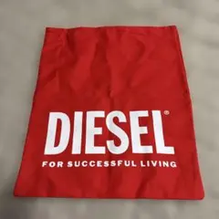 DIESEL レッド クラッチバッグ　袋