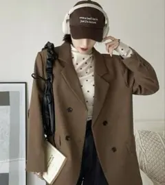 テーラードジャケット ブラウン カーキ　ジャケット上着