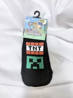 【新品】マインクラフト マイクラ クリーパー 靴下 ソックス 15-20cm