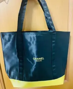 CHANEL BEAUTE ネイビー エコバッグノベルティバックトートバッグ CHANEL BEAUTE ネイビー エコバッグノベルティバックトートバッグ
