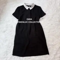 ZARA TRAFALUC COLLECTION襟付き ミニワンピース/3620