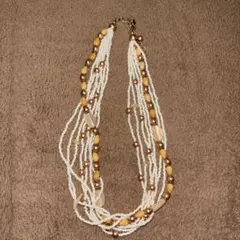多層ビーズネックレス
