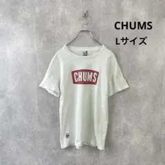 CHUMS チャムス ボートロゴプリント 半袖Tシャツ Lサイズ ホワイトのサムネイル