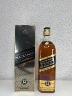 ジョニーウォーカー ブラックラベル　2リットル特大ボトル　未開封　ウイスキー古酒 ジョニーウォーカー ブラックラベル 2リットル特大ボトル 未開封