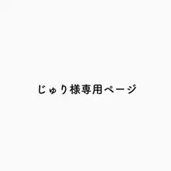 じゅり様専用ページ