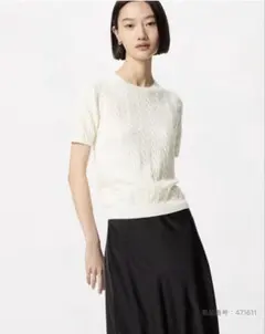【美品】UNIQLO ケーブルクルーネックセーター2点セット