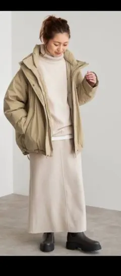ハーフコート ダウンジャケット