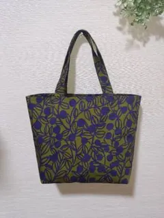 ハンドメイドkippis生地のミニトートバック、ランチバック