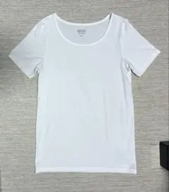 UNIQLO ユニクロ ヒートテックUネックT半袖 140cm ホワイト