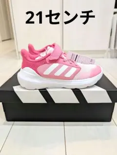adidas ピンク スニーカー 21センチ
