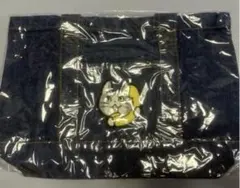 レア仕事猫 くまみね デニムトートバック デニムミニトート 猫 鞄 トートバッグ