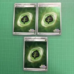 ポケモンカード 基本草エネルギー sr エラーカード レリーフ抜け 
