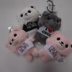 CECIL McBEE ぬいぐるみ マスコット 4体セットのサムネイル
