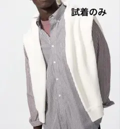 ストライプ ボタンダウンシャツ M